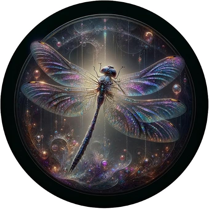 Cute Purple Dragonfly Beautiful Nature Graphic Art PopSockets PopGrip for MagSafe