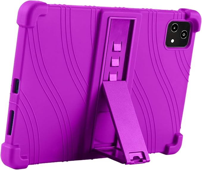Case for Callsky-Tab Android Tablet 10.1 inch Android 15 Tablet (Cpad 10) - Lightweight Silicone Stand Cover Case with 1 Random Stylus (Black)
