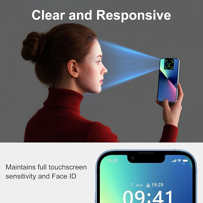BossKiss for iPhone 11/iPhone XR Screen Protector TOP 9H Hardness Military Grade Shatterproof HD Tempered Glass Full Coverage Anti-Scratch Easy Installation Case Friendly 2 Pack