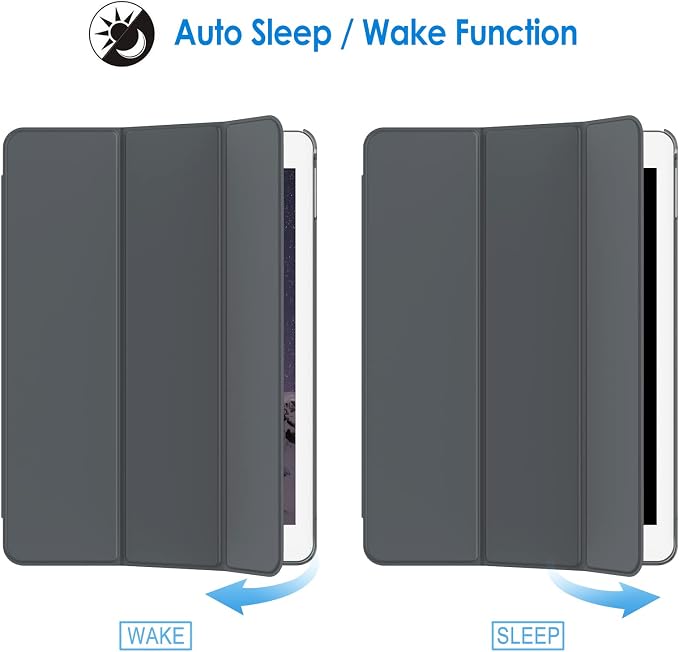 JETech Case for iPad Air 2 (2nd Generation) Smart Cover Auto Wake/Sleep (Blue)