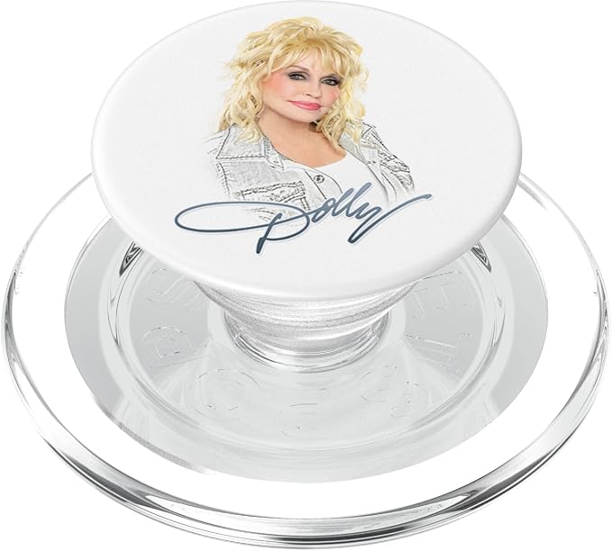 Dolly Parton Smirk PopSockets PopGrip: Swappable Grip for Phones &amp Tablets