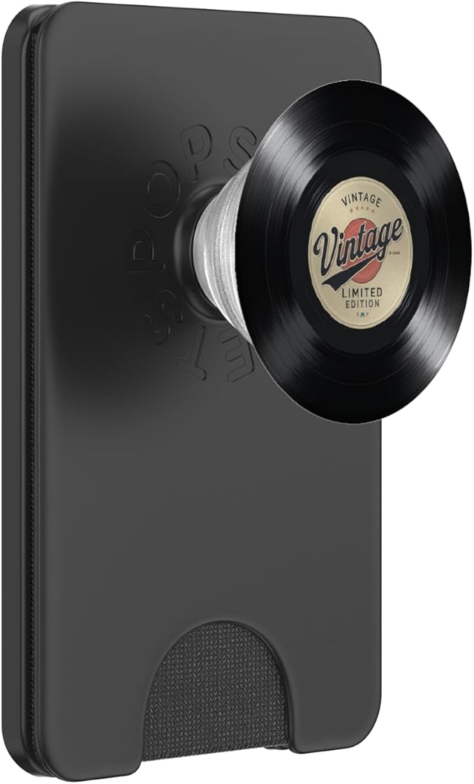 Vinyl Record Player Vinyl Collector Retro Music Lover PopSockets PopGrip for MagSafe