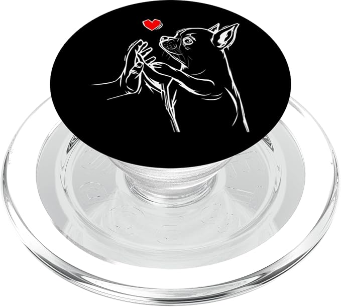 Chihuahua Love Dog Mom Girls PopSockets Adhesive PopGrip