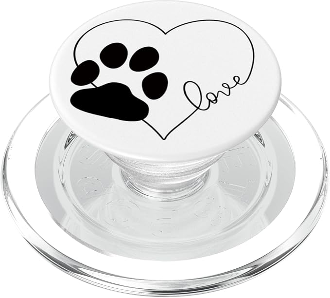 Love Dogs Paw Print PopSockets Adhesive PopGrip