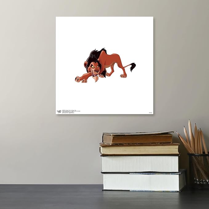 Trends International Gallery Pops Disney The Lion King - Scar Wall Art Wall Poster, 12.00" x 12.00", Unframed Version