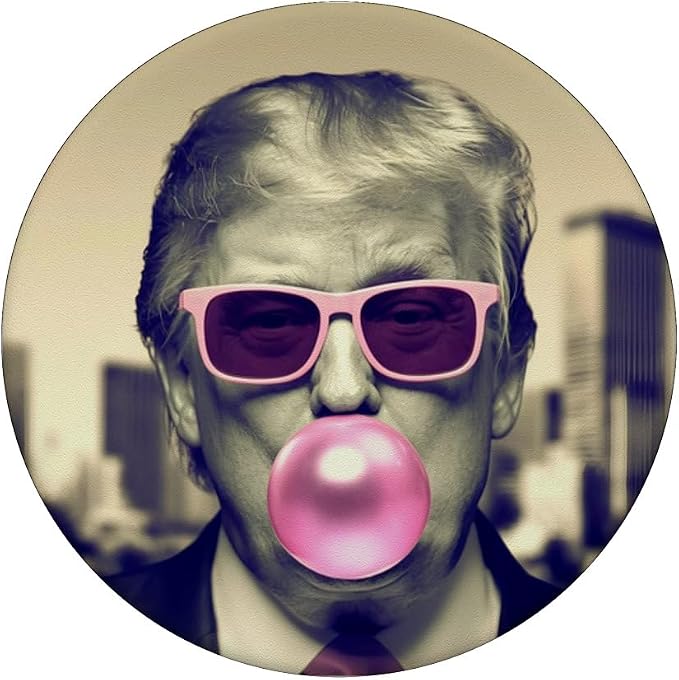 Pink Trump Bubble Gum PopSockets Adhesive PopGrip