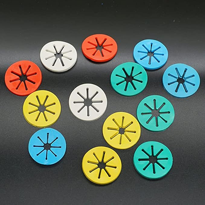 30pcs Sock Rings Sock Clip Holders Locks Washing Sorters Laundry Storage Organization Soft Rubber with 5 Multicolor