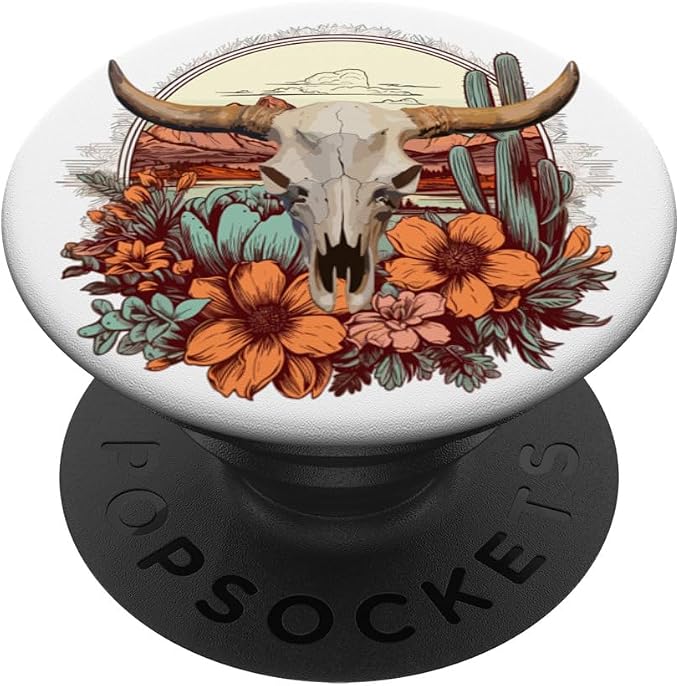 Western Boho Aztec Pattern Vintage Style Tribal Pattern PopSockets Adhesive PopGrip
