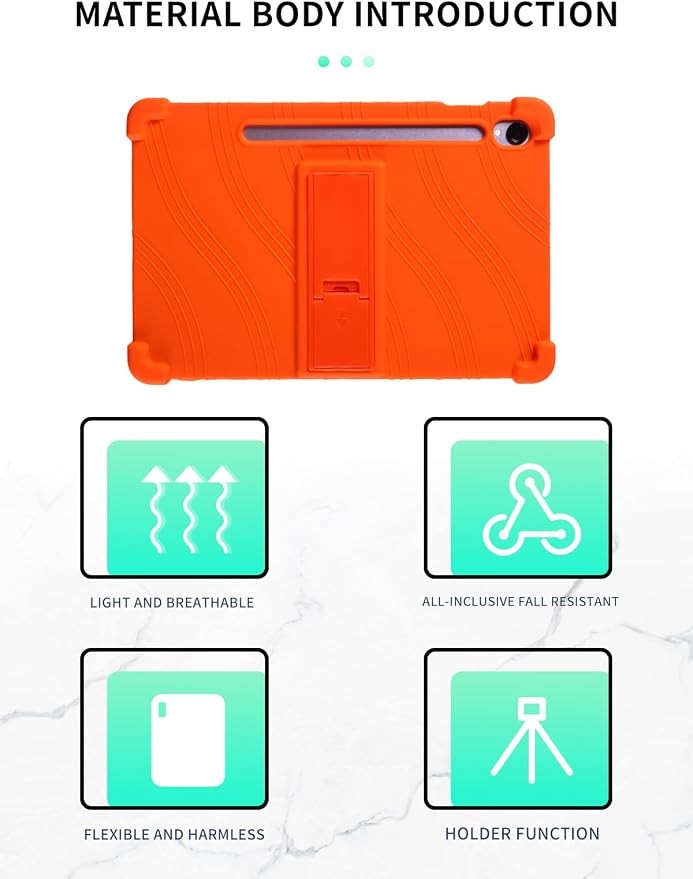 Case for Samsung Galaxy Tab S11 Tablet 11 inchWUNIAK Shock Proof Lightweight Stand Rubber Shell Protective CoverKids Friendly Soft Silicone Adjustable Stand CoverBlue