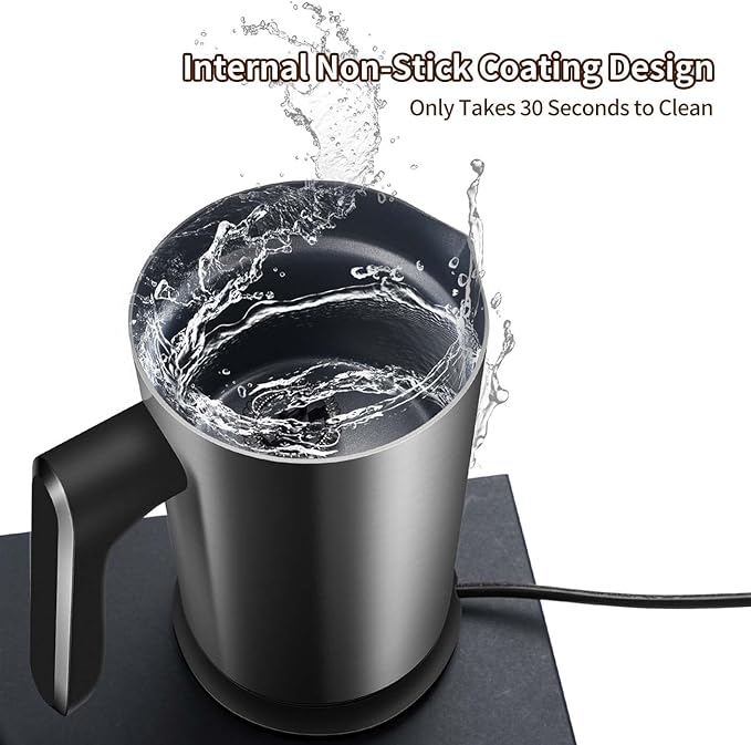CIRAGO Milk Frother 4 in 1 Electric Milk Steamer Hot & Cold Foam Maker