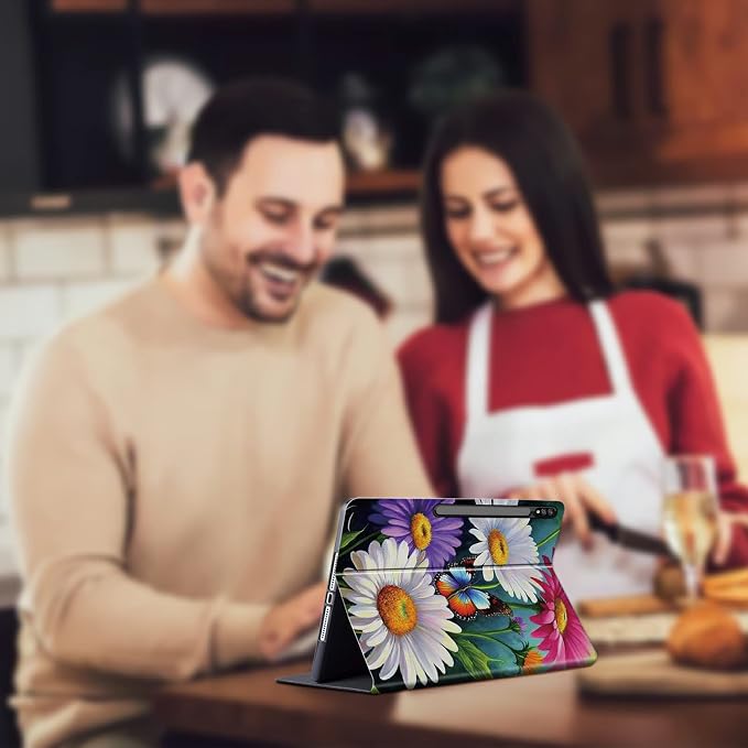for Samsung Galaxy Tab S6 Lite Case 2022/2020 Release with Adjustable Stand &amp Auto Wake/Sleep Feature Smart Protect Cover Case for Samsung Tab S6 Lite 10.4 inch - American Flag