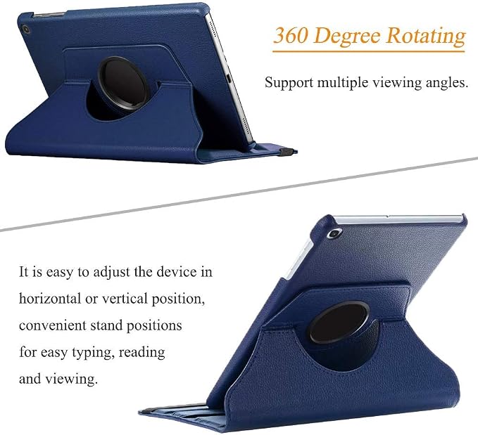 Rotating Case for Galaxy Tab A 8.0 2019 SM-T290/T295 360 Degree Rotating Stand Case Full Protective Cover for Samsung Galaxy Tab A 8.0 Inch 2019 Tablet (Model SM-T290/SM-T295) - Black