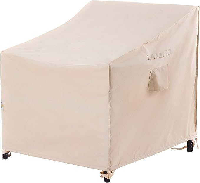 F&J Outdoors Waterproof UV Resistant Large Deep Seat Chair Patio Lounge Chair Cover, 40" W x 40" D x 36" H