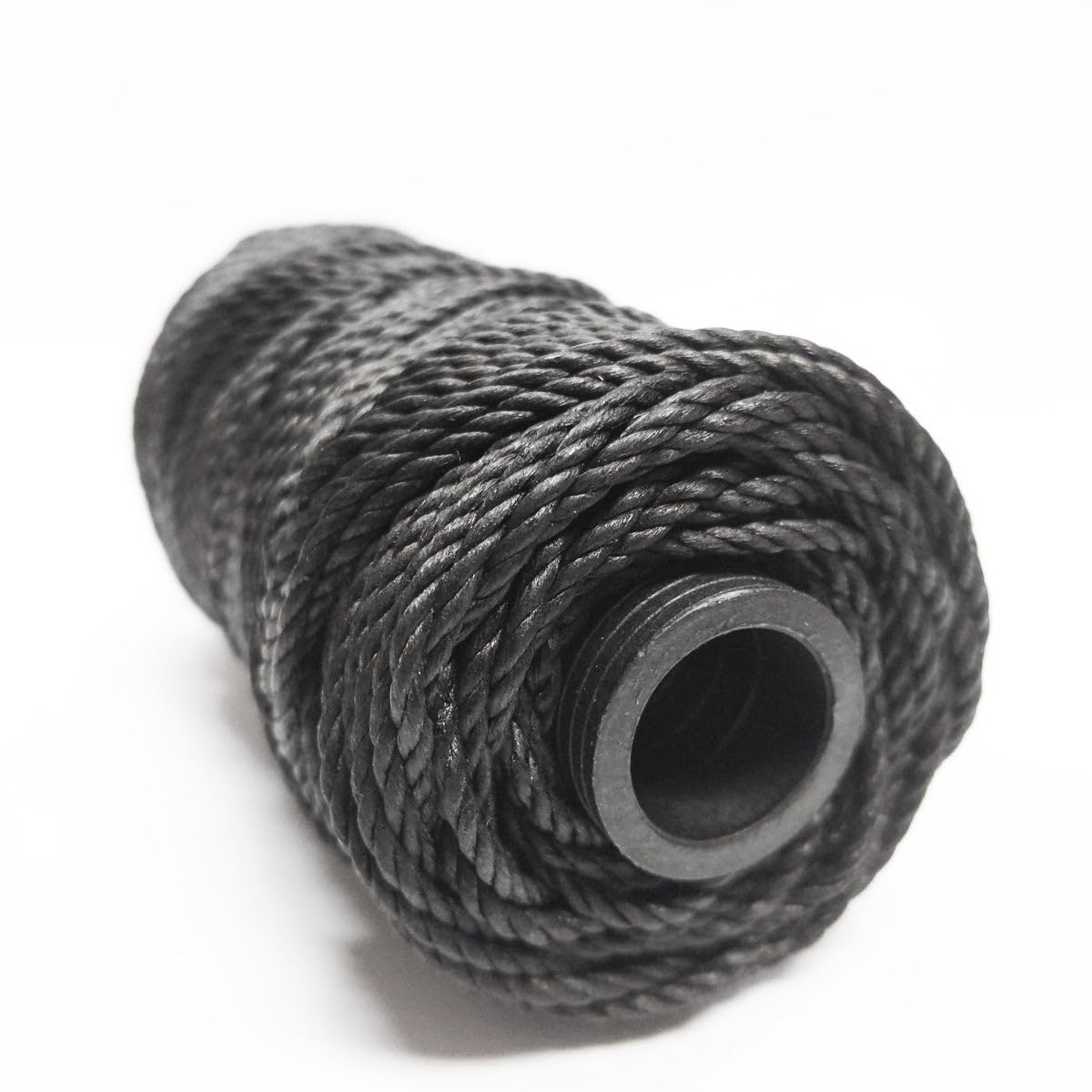 Just For Nets Twisted Tarred Nylon Bank Line Twine, Black, 1lb Spool - Heavy Duty String for Net Repair, Camping, Trot Line Fishing, Bushcraft Cordage (#42-1lb Spool)