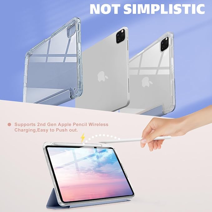 Case for iPad 9/8/7 Gen Case(2021/2020/2019)- Shockproof Cover with Built-in Pencil Holder- Smart Auto Sleep/Wake - Perfect for Students at Home/School-Pink