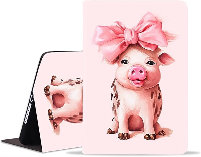 Case for iPad (A16) 11th Generation 11 Inch 2025 iPad 10th Generation 10.9 Inch 2022 Protective Leather Case Adjustable Stand Auto Wake/Sleep Smart Case - African American Girl