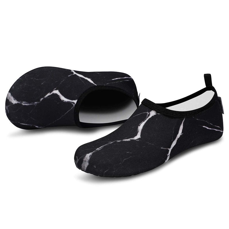 VIFUUR Water Sports Unisex Shoes Marble Black - 9-10 W US / 7.5-8.5 M US (40-41)