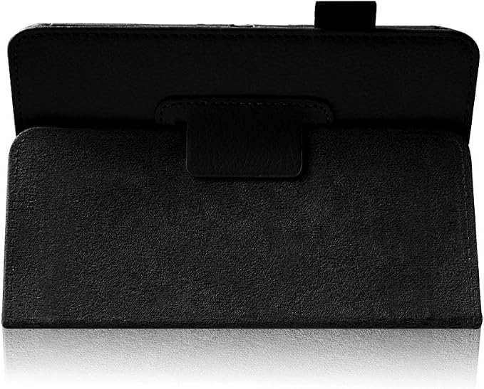 Fintie Folio Case for Kindle Fire HD 7 2nd Gen 2012 Black | Slim Fit PU Leather Folding Stand Cover with Pen Holder Auto Sleep/Wake
