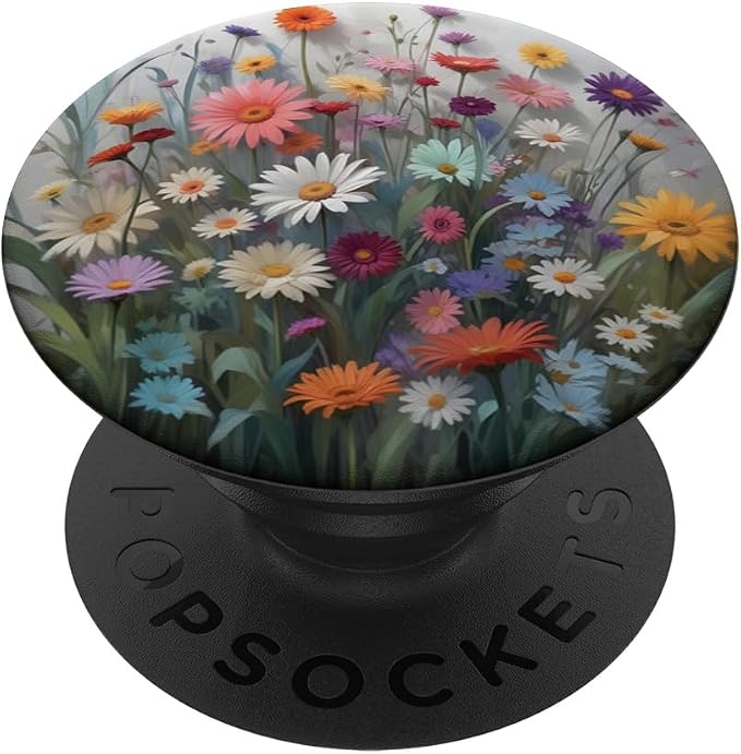 Blooming Flowers Mixed Flower Bouquet PopSockets PopGrip for MagSafe