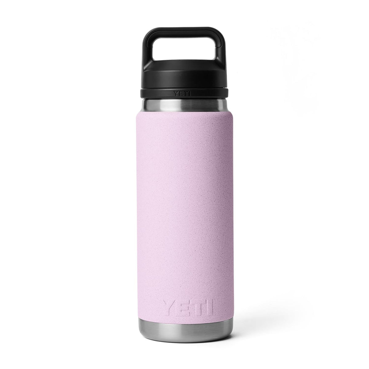 YETI Rambler 26 oz Bottle, Leakproof, Vacuum Insulated, Stainless Steel with Chug Cap, Cherry Blossom - Textured