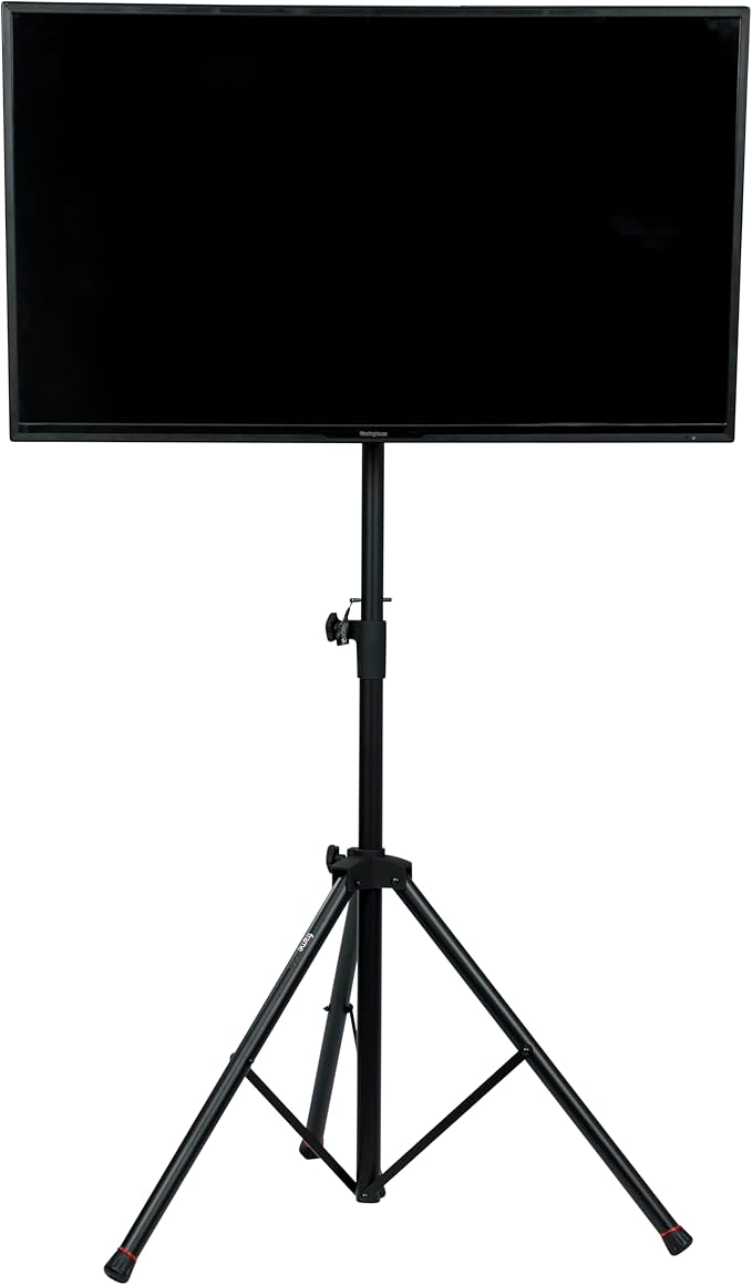 Gator Frameworks Standard Adjustable Tripod LCD/LED TV Monitor stand for Screens up to 48" (GFW-AV-LCD-1)