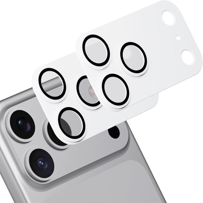 for iPhone 17 Pro Camera Lens Protector 2 Pack | Aerospace-Grade Aluminium with [ Automotive-Grade Spray Paint Craft ] | Anti-Glare Sapphire Glass | Colour-Matched Finish Pacific Blue