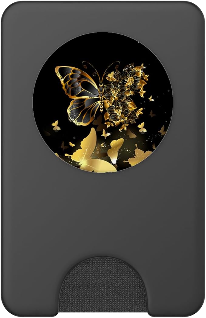 Butterfly Ladies Butterfly Decoration Golden Butterfly PopSockets Adhesive PopGrip