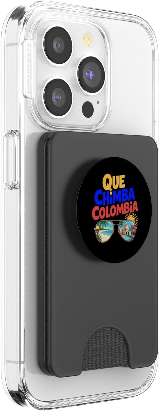 Que Chimba Colombia Colombian Pride PopSockets PopGrip for MagSafe