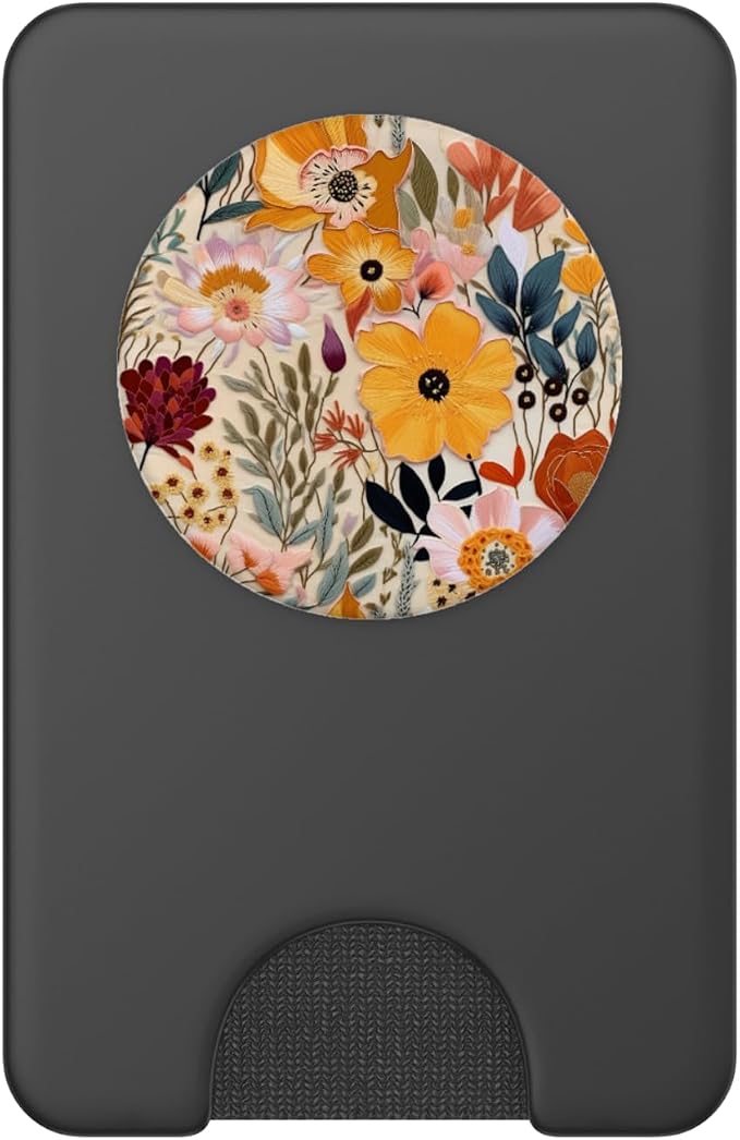 Colorful Wildflower Florals Flower PopSockets Adhesive PopGrip