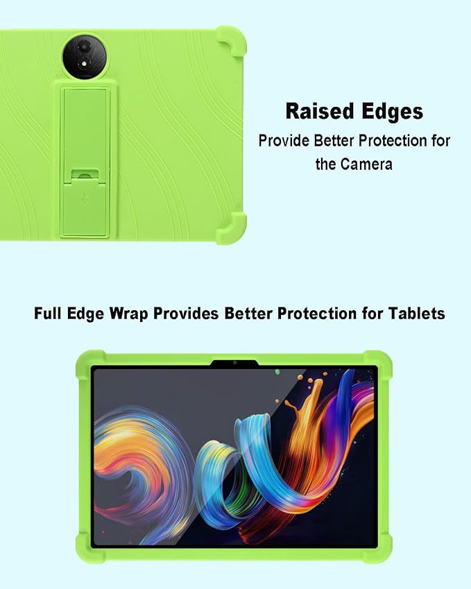 Tablet Case for TCL Nxtpaper 11 Plus Soft Silicone Case with Adjustable Stand Shockproof Protective Cover for TCL Nxtpaper 11 Plus 11.5 inch. (Black)