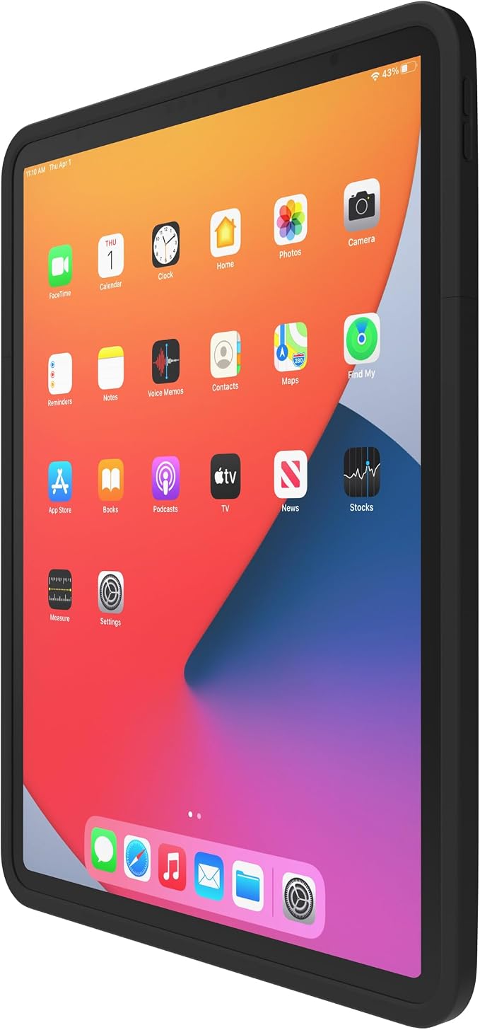 72300 Connect PRO iPad Case – Wireless Charging Case for iPad 10.2” (9th 8th 7th Gen) | Contactless Charging Magnetic Docking and 360° Rotation | Secure &amp Sleek Design – Black