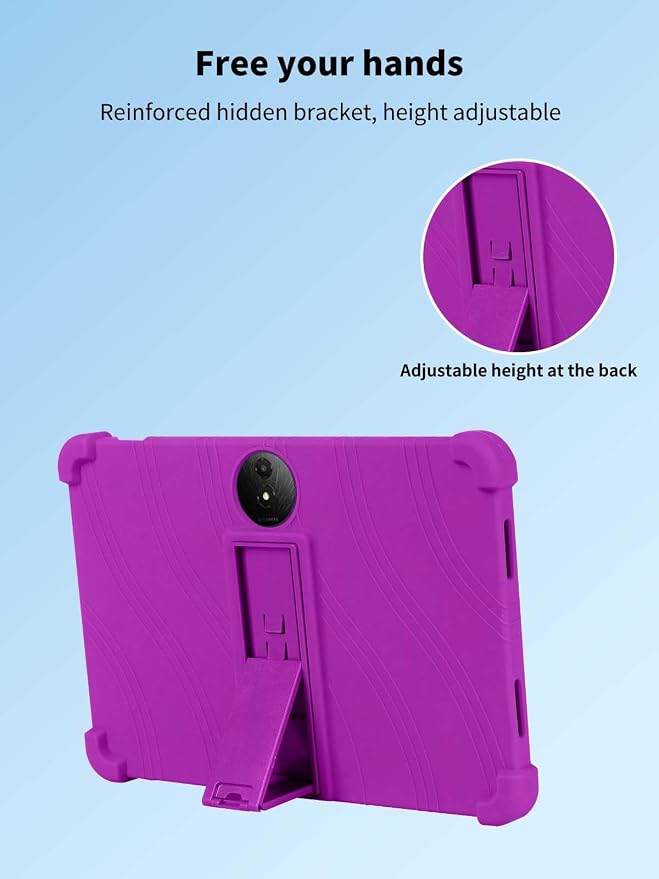 Case for TCL NXTPAPER 11 Plus Tablet 11.5inchNOUKAJU Tablet Protection CaseAdjustable BracketSoft SiliconeSilicone Protection Cover for TCL NXTPAPER 11 Plus(Blue)