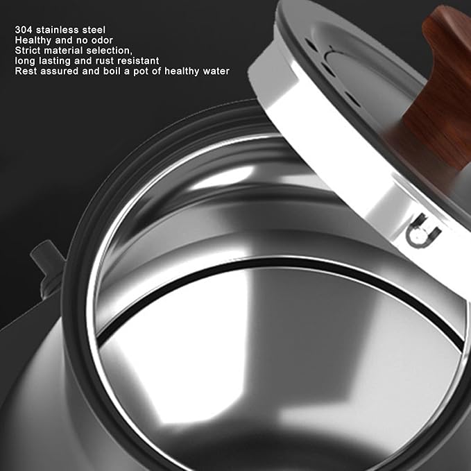 Fayelume Gooseneck Electric Kettle, 110V Electric Tea Kettle, Hot Water Kettle Electric, Electric Kettle Temperature Control, Teapot for Boiling Water Coffee (US Plug)