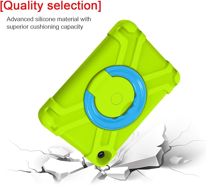 AKABEILA Compatible with Amazon Fire HD 8 2020/2022 Tablet Case，Rugged Kids Case with Stand Lightweight Shockproof Kids Friendly Tablet Cover Black