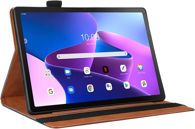 Case for Lenovo Tab M10 Plus (2020 2nd Gen) TB-X606F / TB-X606X 10.3 Multi-Angle Cover Built in Pocket PU Leather Stand Case with Multi-Angle Stand Card Holder for Lenovo M10 Plus 10.3 inch