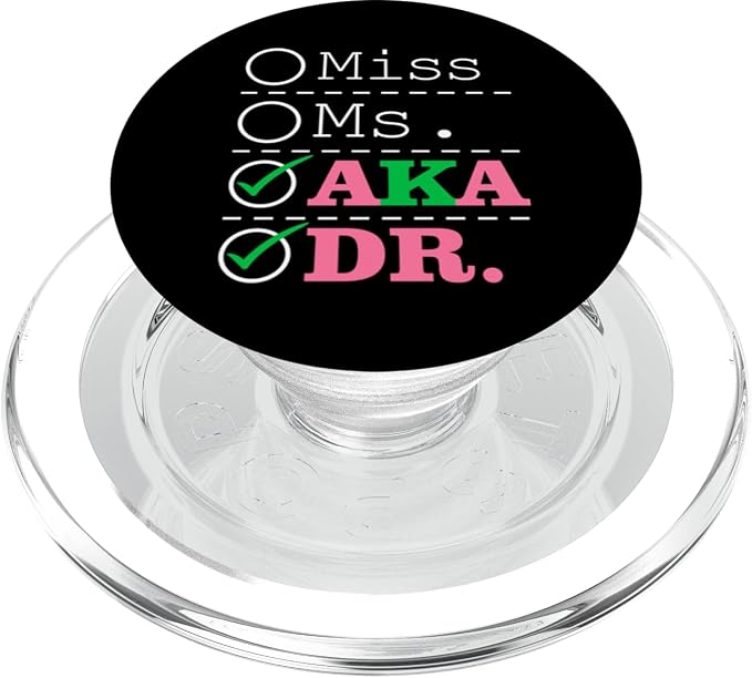 AKA Doctor Medical Worker Appreciation Graduation PopSockets Adhesive PopGrip