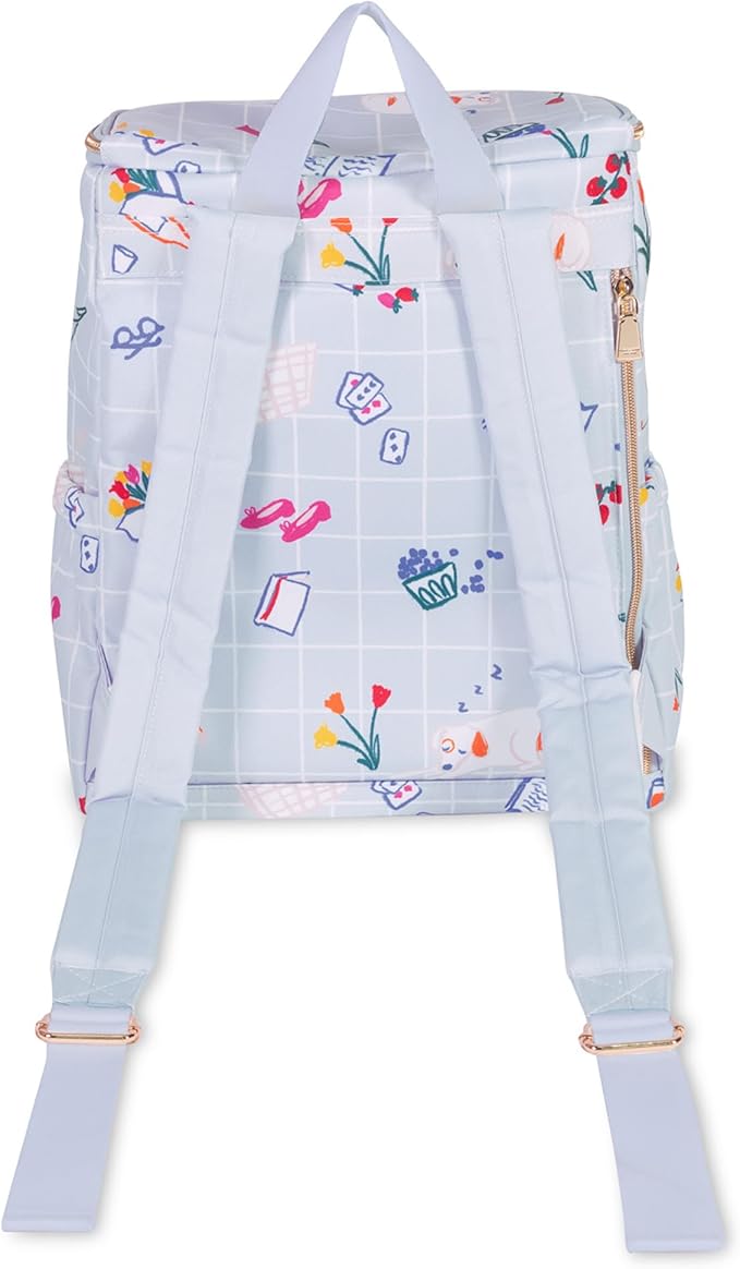 kate spade new york Insulated Backpack Cooler Large Capacity, Portable Soft Cooler Bag for Picnics, Beach, Pool, Hiking (Park Picnic)