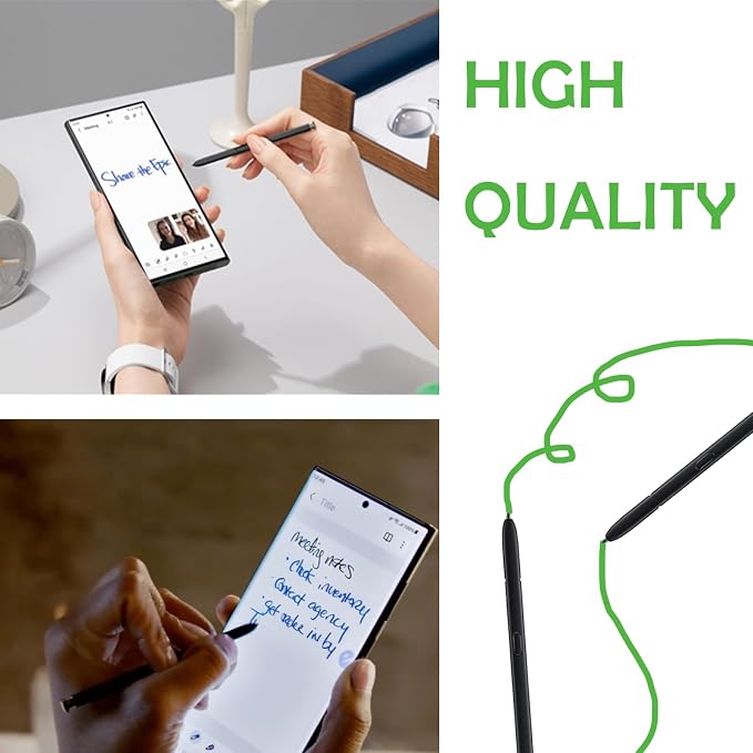 2 Pcs Galaxy S23 Ultra S Pen Replacement for Samsung Galaxy S23 Ultra 5G S Pen WithoutBluetoothAll Versions Touch Pen Stylus Pen (Black)
