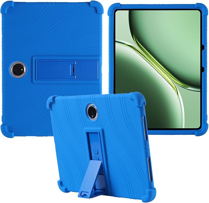 for OnePlus PAD 2 2024 Tablet CaseSoft Silicone Adjustable Stand Shockproof Kids Friendly for OnePlus PAD 2 12.1 (Black)