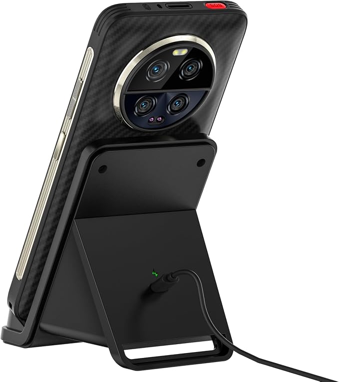 Ulefone WCS01 50W Wireless Charger 50W Max Fast Wireless Charging Stand Fast Charge Compatible with Ulefone Armor 23/25/27/28 Series(No AC Adapter)