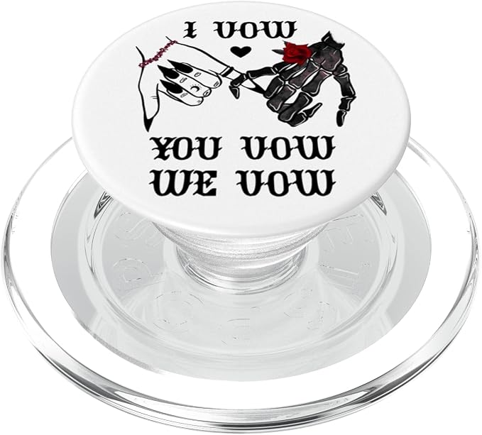I Vow You Vow We Vow Merch Dark Romance Smutty Book Lovers PopSockets PopWallet for MagSafe