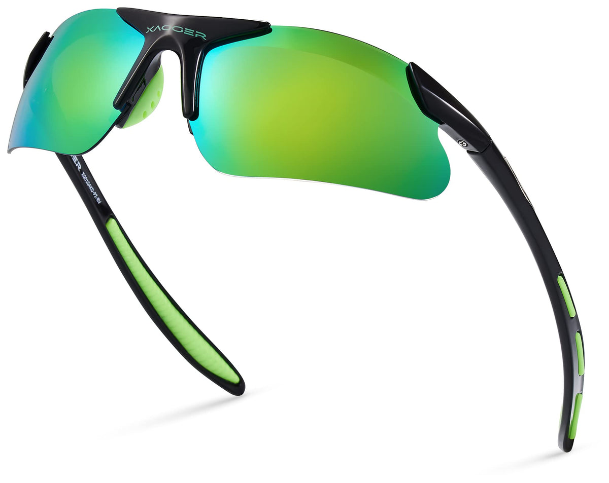 Xagger Kids Youth Polarized Sports Sunglasses for Boys Girls Baseball Softball Glasses TR90 Frame