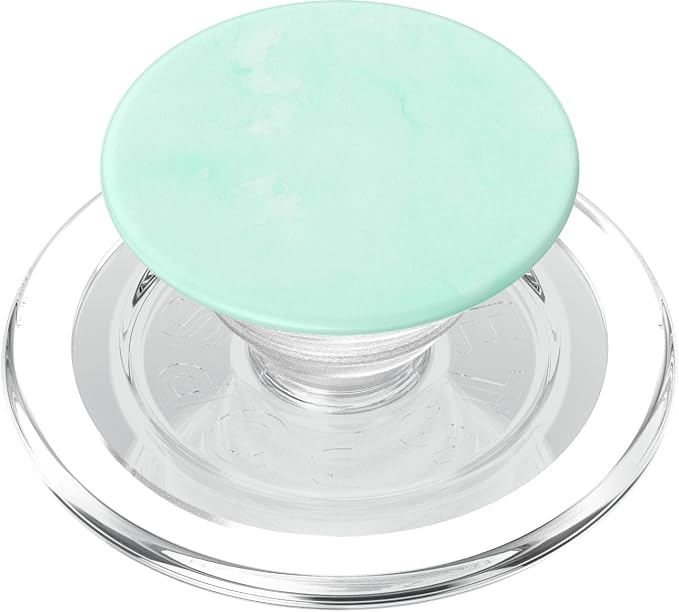 PopSockets Watercolor Aquamarine PopGrip - Cell Phone Grip Stand - Black Turquoise - Compatible with iPhone 11 Tablets