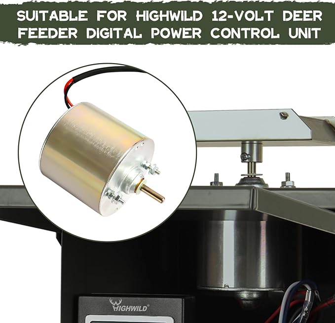 Highwild Universal 12V Hunting Spinner Feeder Box Motor
