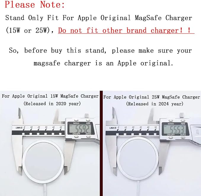 Luxury Aluminium Aloy + Solid Wooden Desktop Holder Stand Compatible with for MagSafe Charger Wireless Charging Accessories for iPhone 16/15/14/13/12 Series Cell Phones