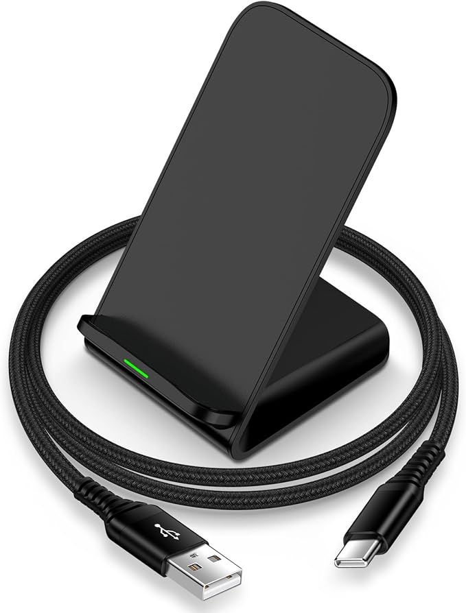 Pixel 10a 10 Wireless Charger Stand Fast Charging for Google Pixel 10a/10 | Pro XL/9a/9/8 Pro/8/7 Pro/7/6 Pro/6/5/4 XL/4/315W Fast Wireless Charging Station for iPhone 17e 17 16e 16 15Samsung S26 S2