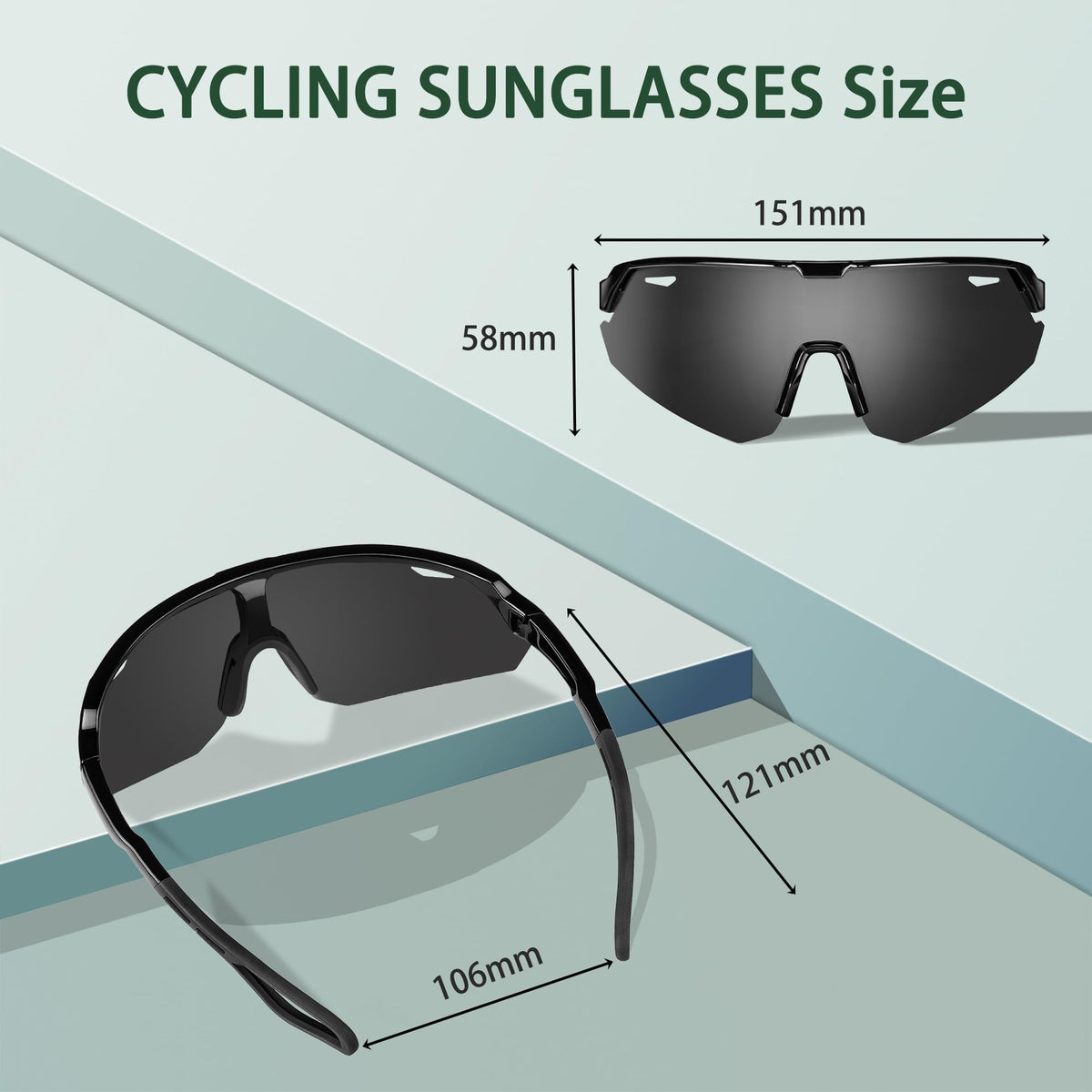 Feylan Polarized Sports Sunglasses for Men Women – UV400 Protection, Lightweight 24g for Running, Cycling, Baseball, Fishing