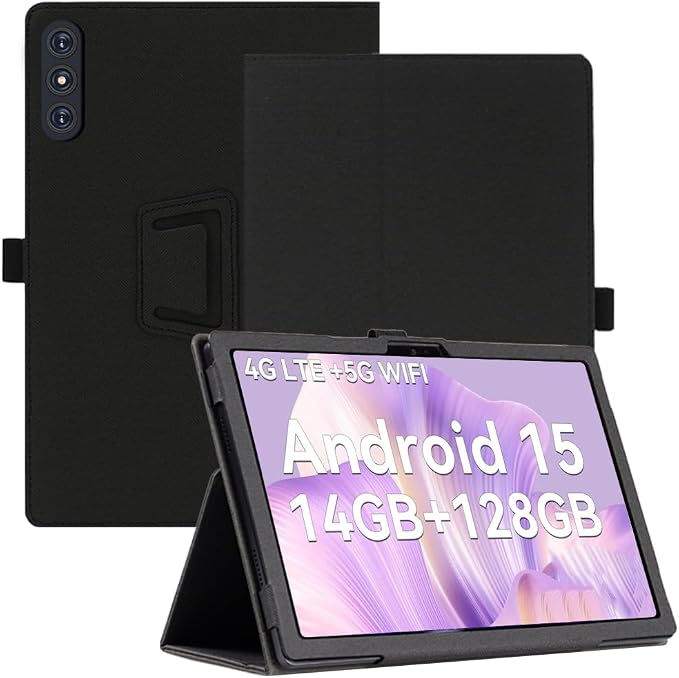 Case for Headwolf HPad6 12 Inch Tablet Premium PU Leather Folio Folding Stand Protective Tablet Cover with Hand Strap Magnet for Headwolf HPad6 12 Inch Tablet