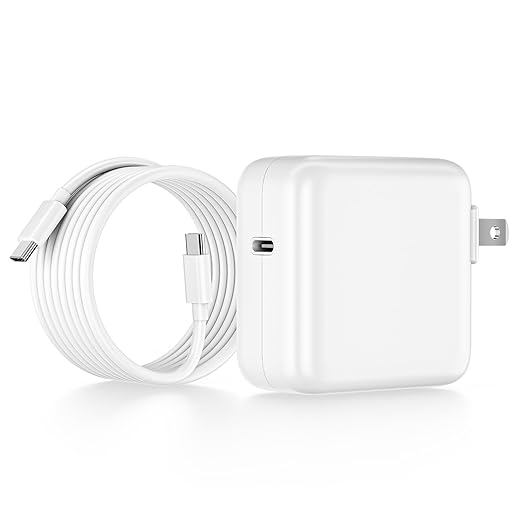 Mac Book Pro Charger - 45W USB C Fast Charger Power Adapter for USB C Port MacBook Air 13 15 inch /MacBook Pro 14 16 inch iPhone 17/ 16/ 15 iPad Pro and All USBC Devices 6FT Type-C Cable Included