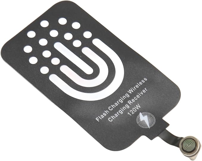 Mingzhe Wireless Charging Receiver Adapter Thin Magnetic Fast Charge for Type C Devices PVC 120W 1 X Receiver 1 X Cable